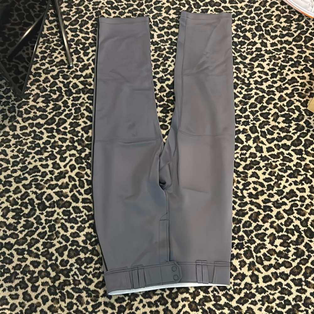 Rawlings pro dri baseball pants - medium, charcoal grey with black pinstripe
